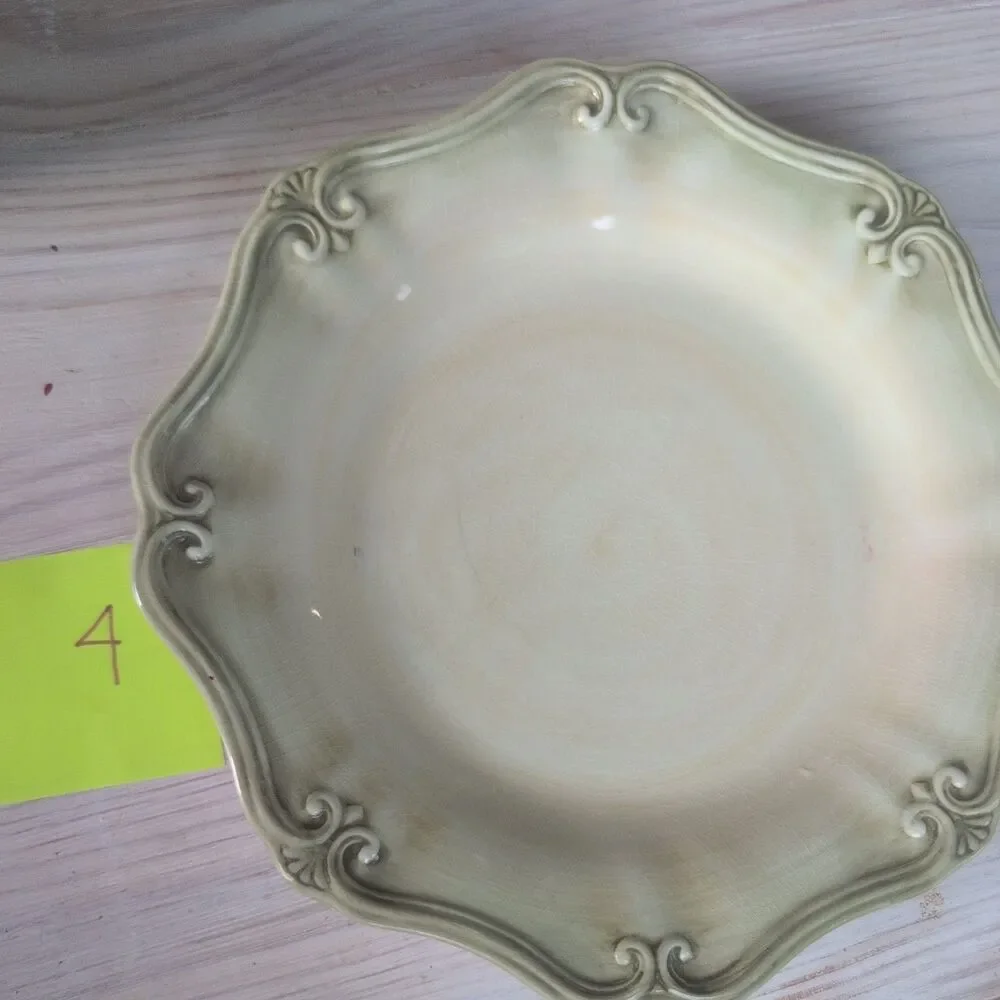 Lenox Dinner Plate Green Colore Verde VERDE 9” Italy